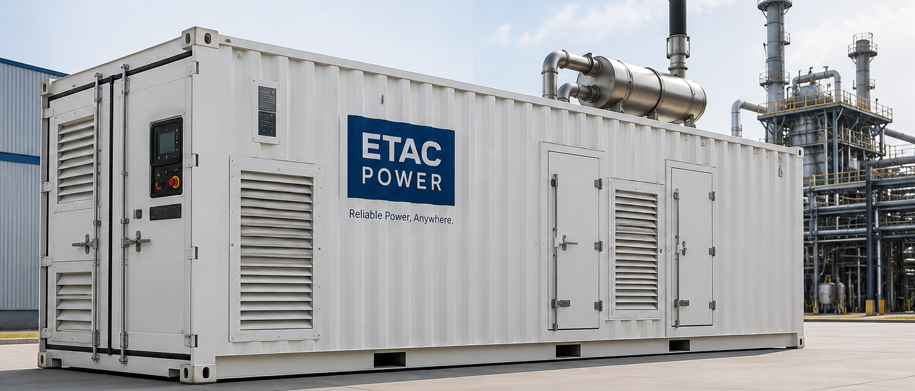 ETAC Power 2.5MW Natural Gas Generator ​